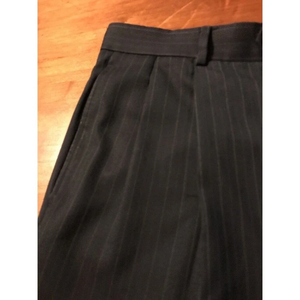 Joseph A. Bank Men's Suit Blue Pinstripe 100% Wool Size 42L Size 34 Pants